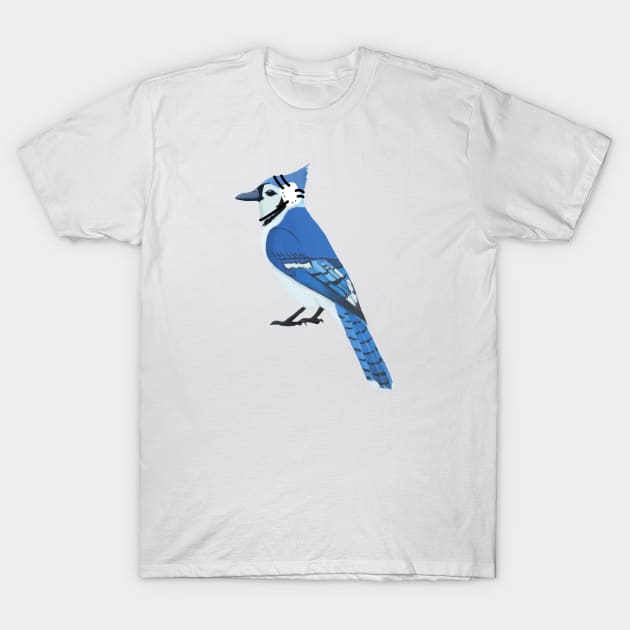 Wrestling Blue Jay T-Shirt by College Mascot Designs
